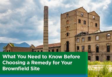 A photo of a brownfield