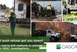 Direct push refusal got you down? Utilize hybrid drill methods to achieve deeper HRSC investigations.