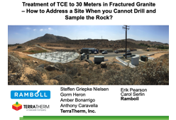 Treatment of TCE to 30 Meters in Fractured Bedrock