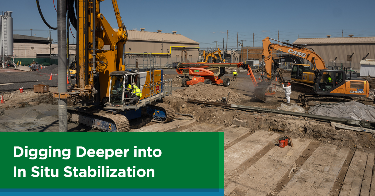 Digging Deeper into In Situ Stabilization 