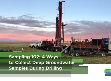Cascade rigs collecting deep groundwater