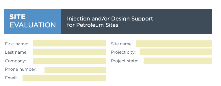 Petroleum Site Evaluation Questionnaire