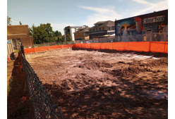 A photo of a remediation site
