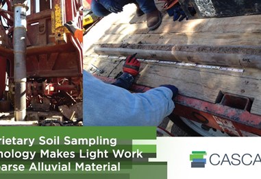 Proprietary Soil Sampling Technology Makes Light Work of Coarse Alluvial Material